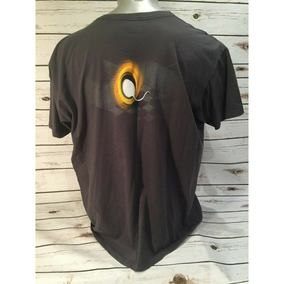 3X Mens Shirt Woot Humor Mouse Front Back Head/Tail Portal Game Cheese Block - Picture 3 of 6
